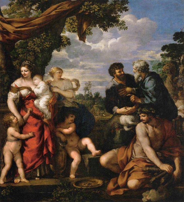 Pietro da Cortona The Alliance of Jacob and Laban oil painting image